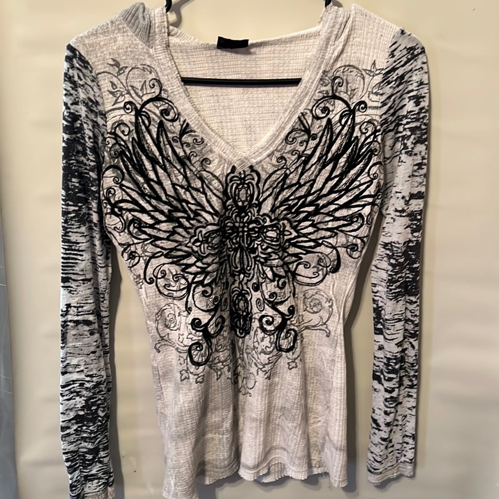Daytrip long sleeve thermal hoodie Size L